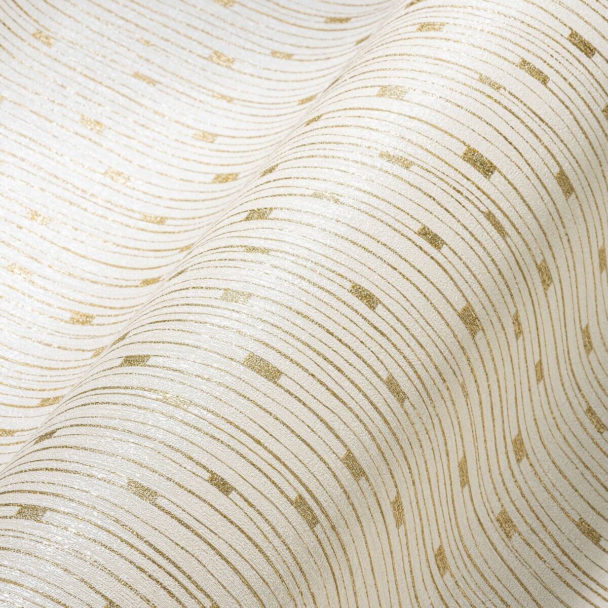 A.S.Creation Vliestapete gold creme B/H/D: ca. 53x1005x8,2 cm