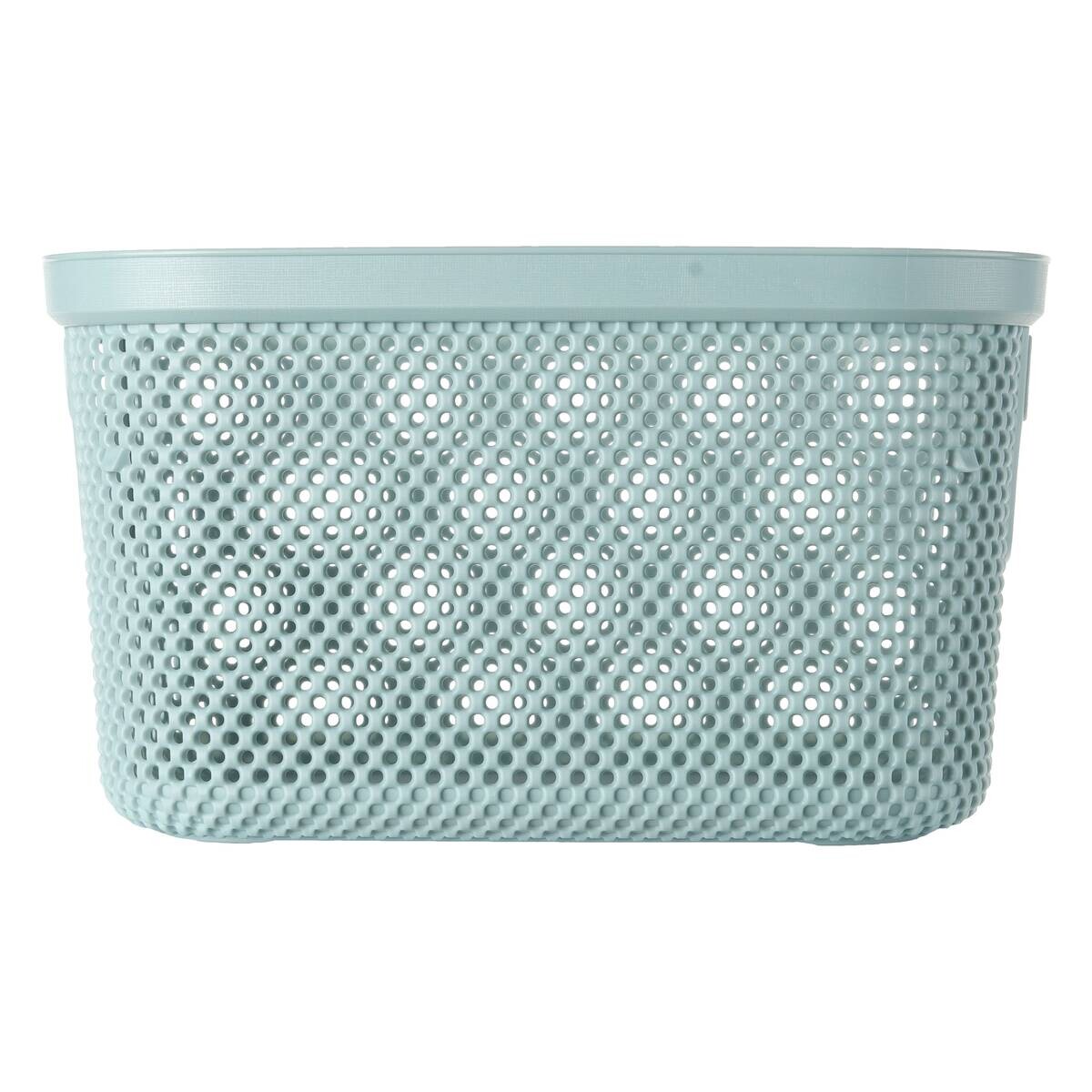Aufbewahrungskorb blau B/H/L: ca. 21,5x27x15 cm