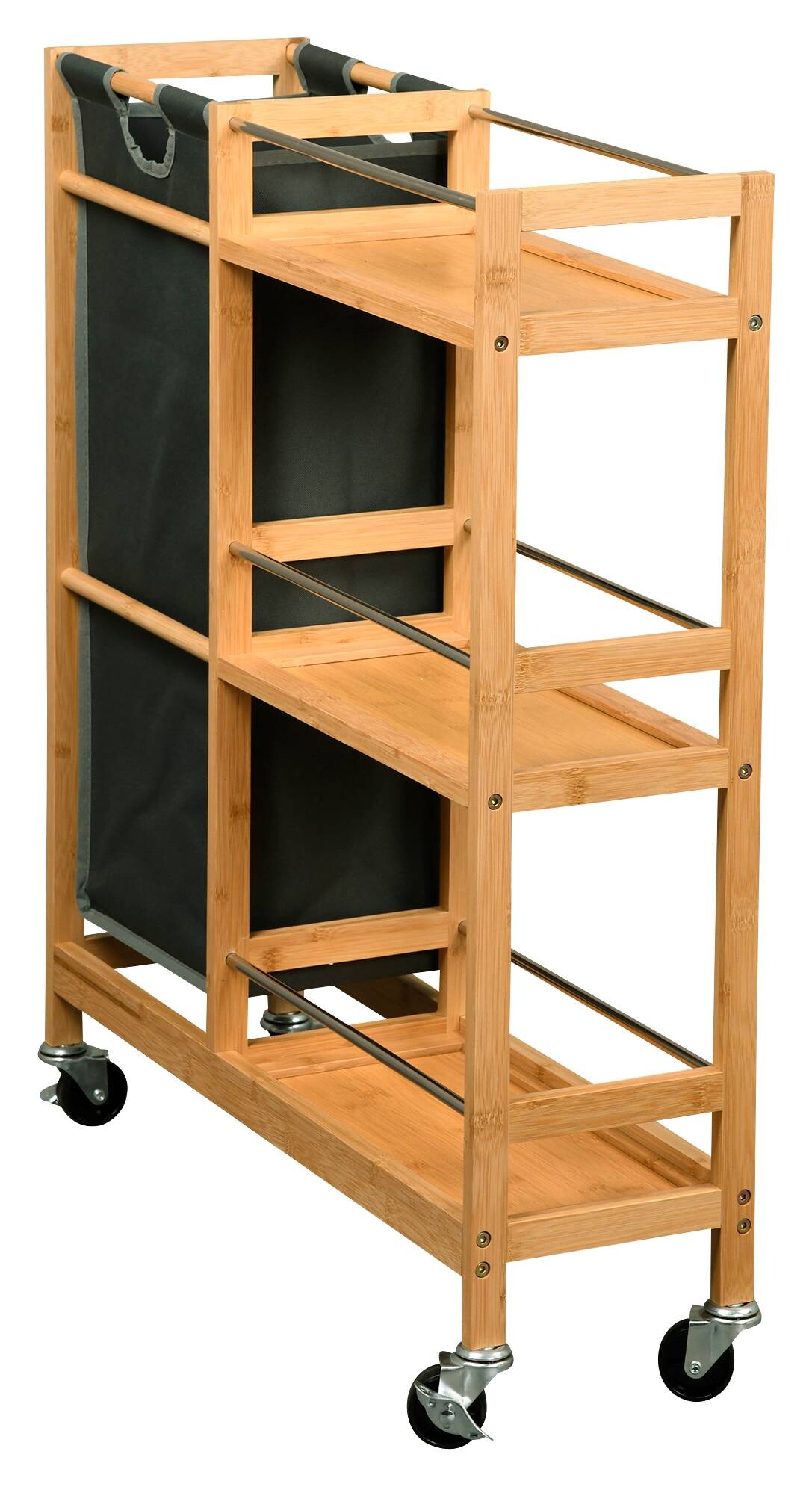 Kesper Nischenregal natur Bambus B/H/L: ca. 20x74x68 cm