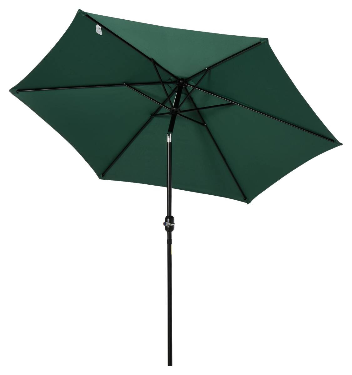 Outsunny Sonnenschirm grün Stahl B/H/L: ca. 270x235x270 cm