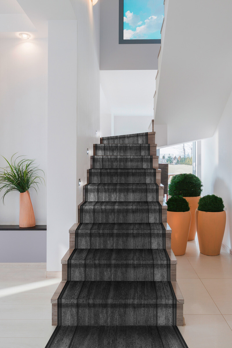 Läufer Rama grau B: ca. 80 cm pro Meter