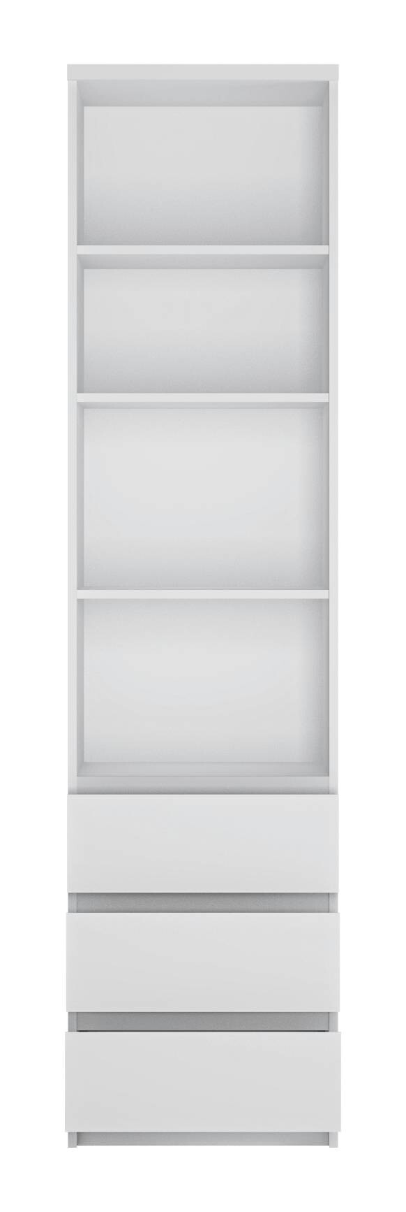 Regal Fribo Alpinweiß Spanplatte B/H/T: ca. 50x200x40 cm