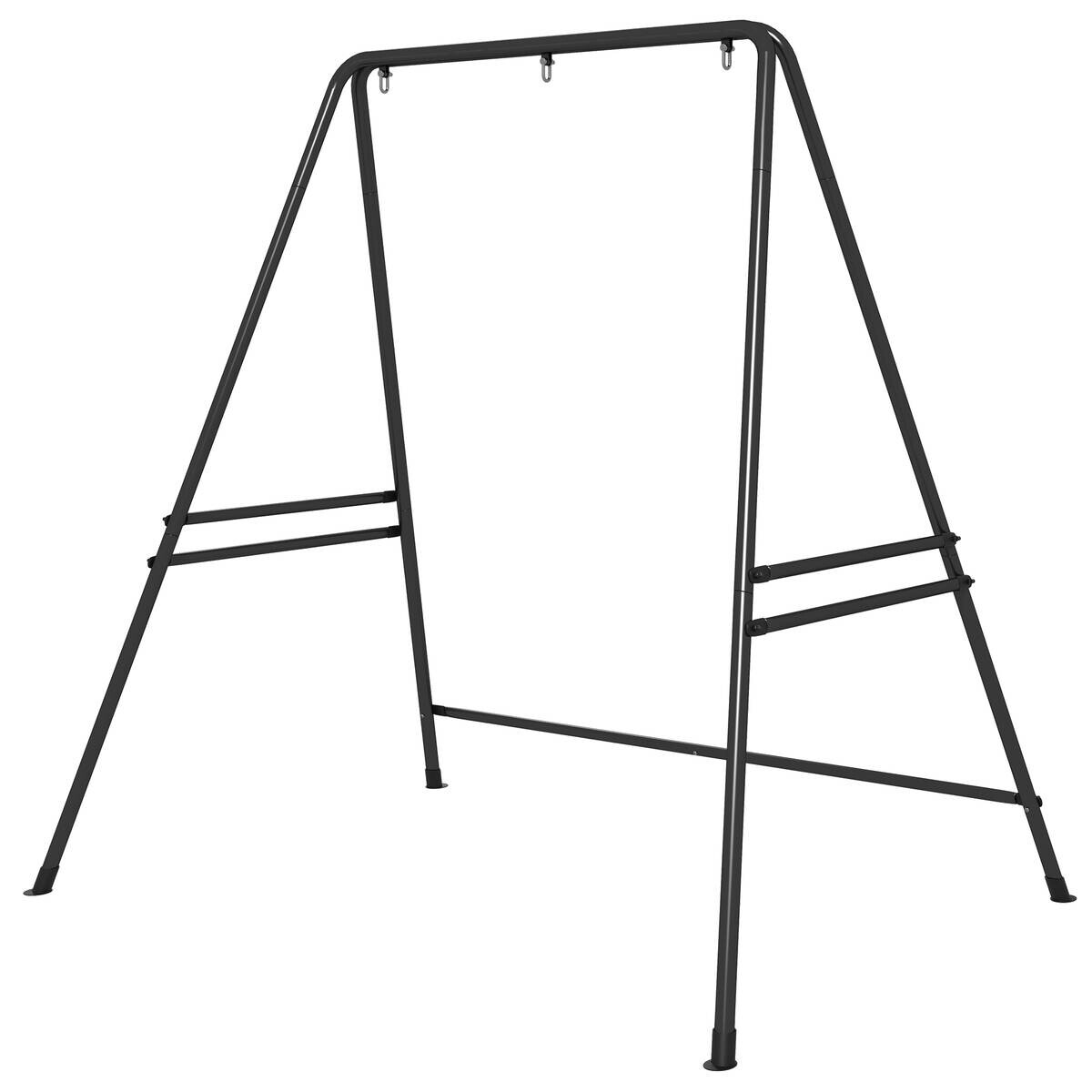 Outsunny Hängesesselgestell schwarz Polypropylen B/H/L: ca. 143x178x180 cm