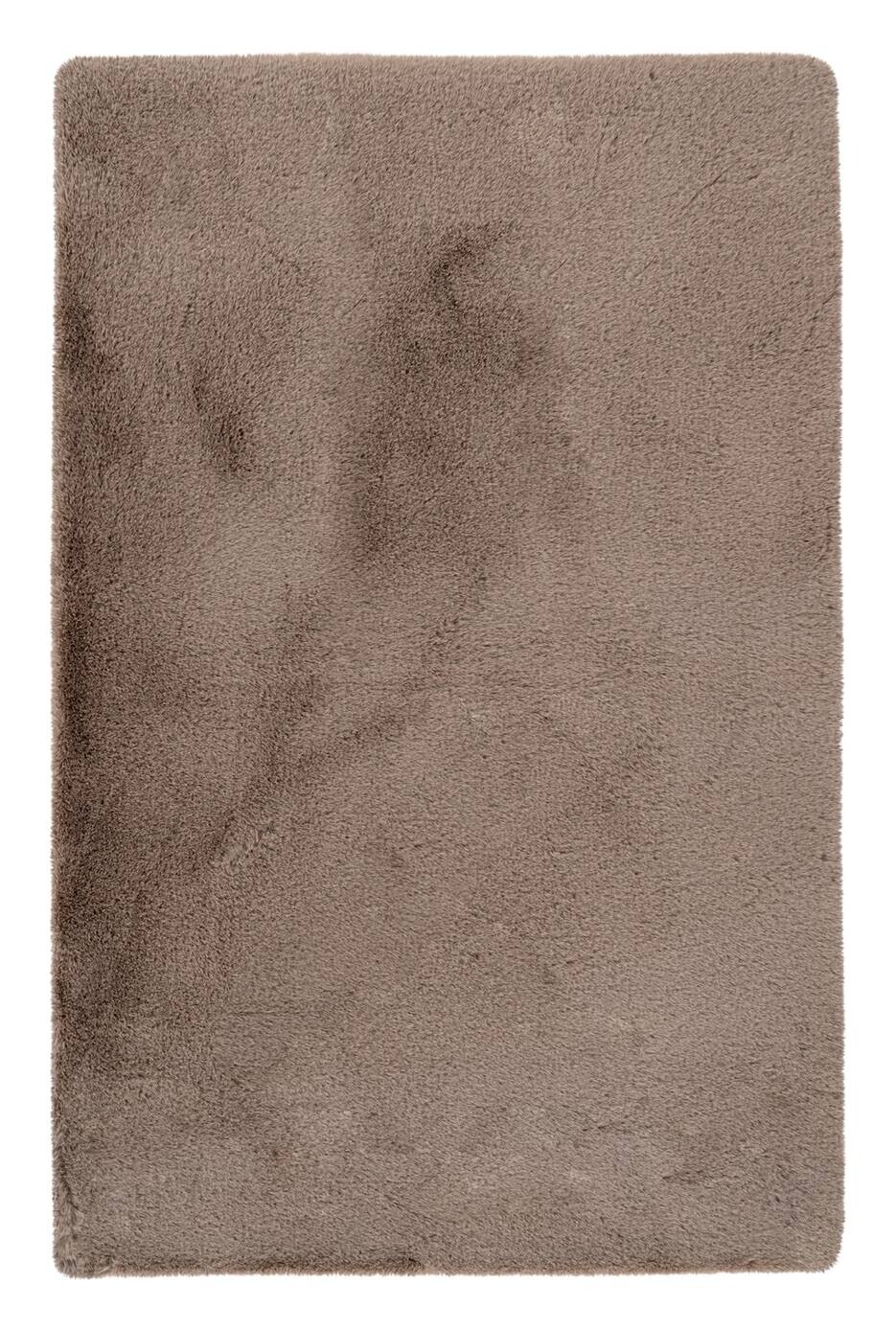 Kayoom Kurzflorteppich Badematte Rabbit Light 225 sand B/H/L: ca. 65x2,4x100 cm