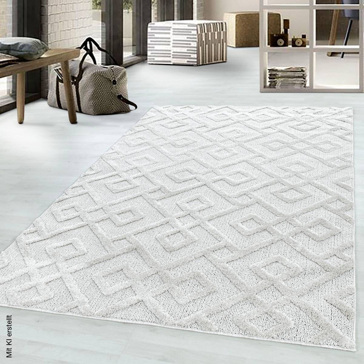 Ayyildiz Teppich PISA creme B/L: ca. 160x230 cm