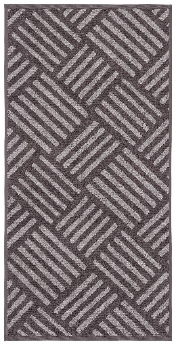 Handtuch grau 100% Baumwolle B/L: ca. 50x100 cm