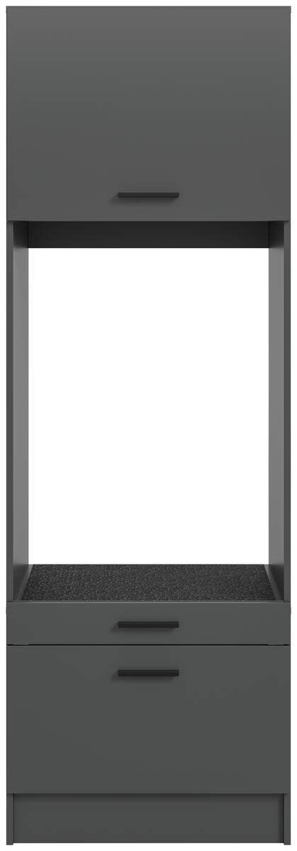 Waschmaschinenumbauschrank Free anthrazit B/H/T: ca. 66x196x68 cm