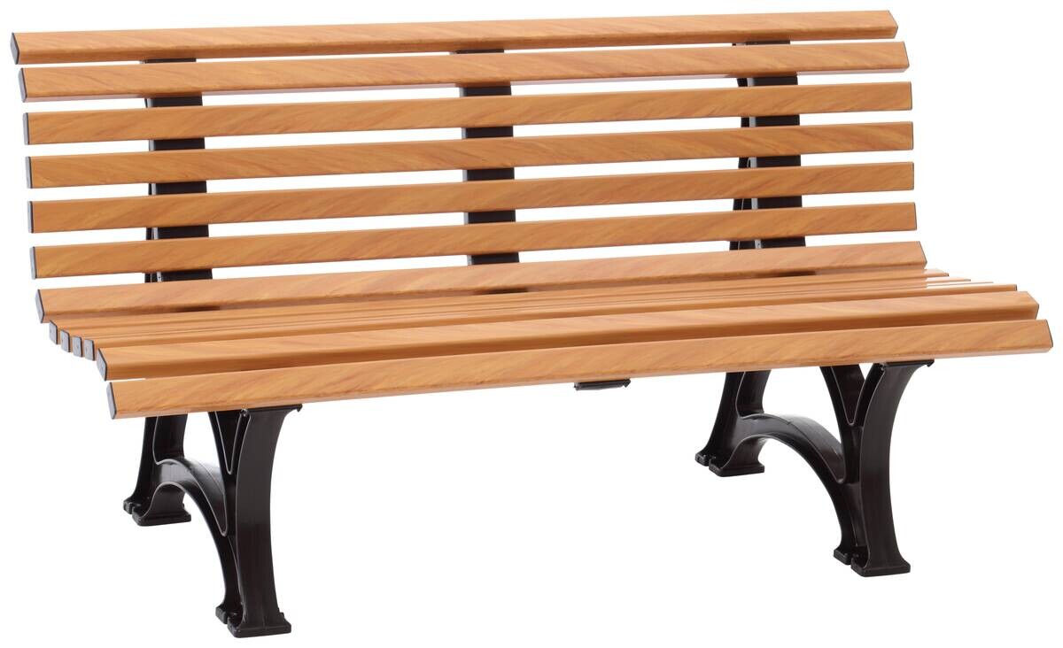 Blome-Tillmann Gartenbank Helgoland braun Kunststoff B/H/L: ca. 150x 80x 64 cm