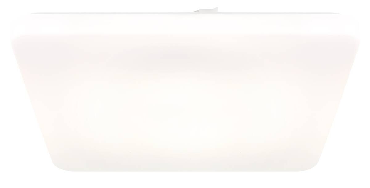 GLOBO LED-Deckenleuchte Opal weiß Acryl Metall B/H/L: ca. 41x6x41 cm 1 Brennstellen