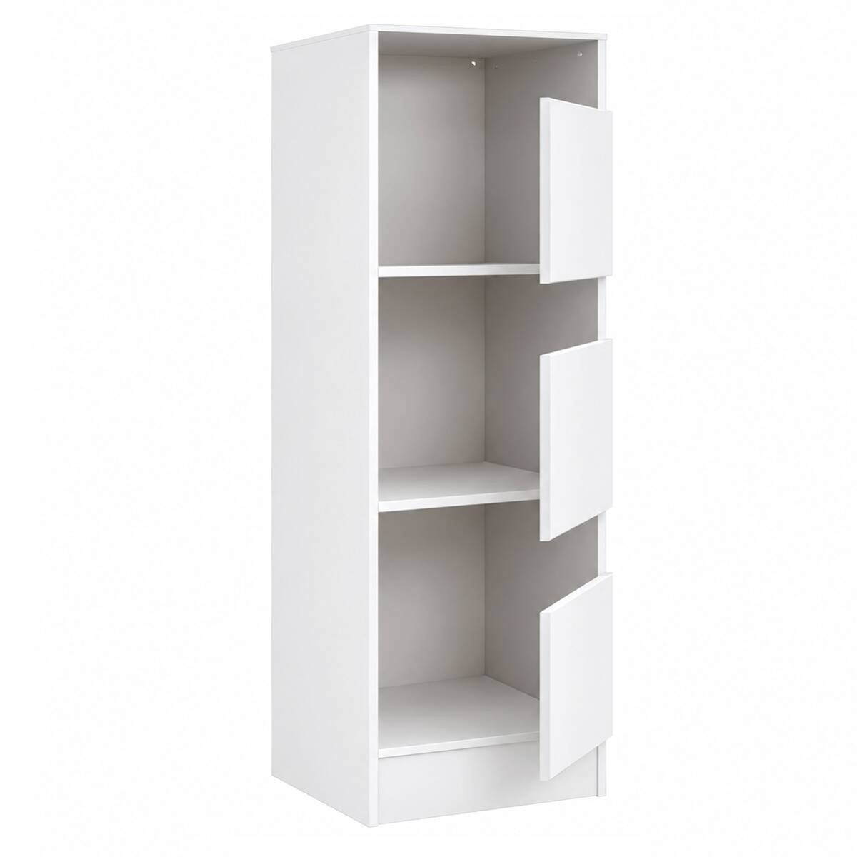 Wäschesammler Washino weiß B/H/T: ca. 50x162x67,5 cm