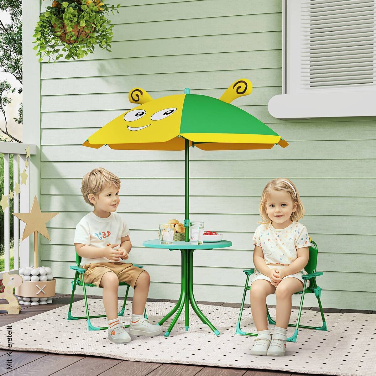 AIYAPLAY Kindersitzgruppe grün Polyester B/H/L: ca. 49,5x50x49,5 cm