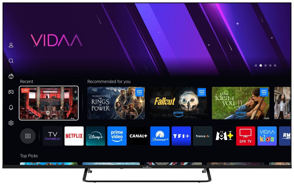 Smart-Tech QLED-Fernseher 55QV02K