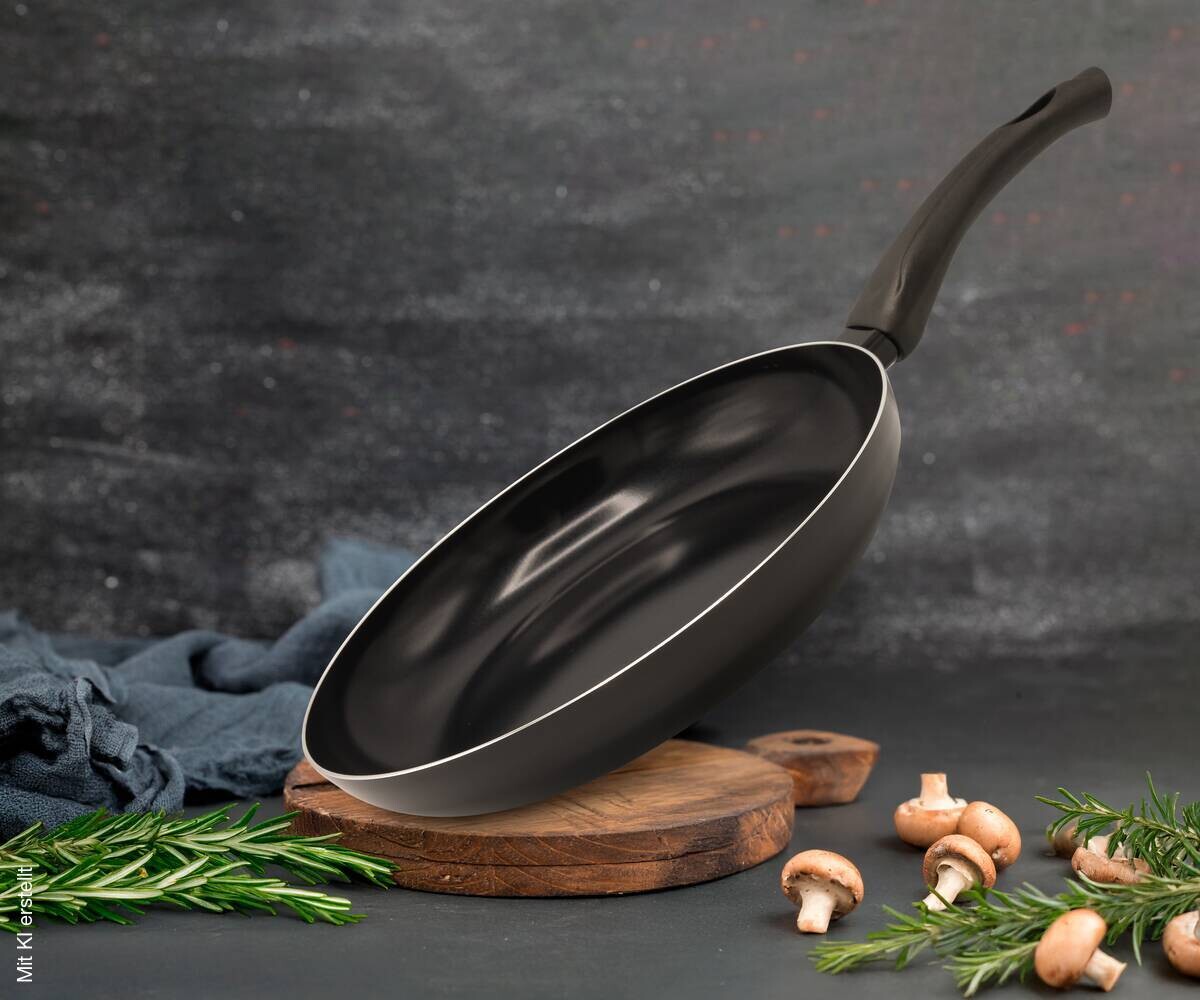 MICHELINO Pfanne schwarz Aluminium
