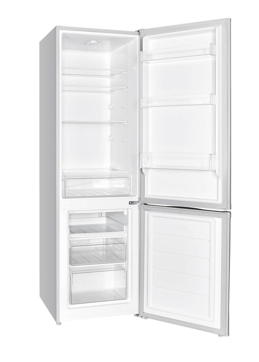 PKM Kühl-/Gefrierkombination KGK262EIX EEK: E Spektrum: A bis G Kühlen: 191 Gefrieren: 75 40dB Inox B/H/T: ca. 55x180x56 cm