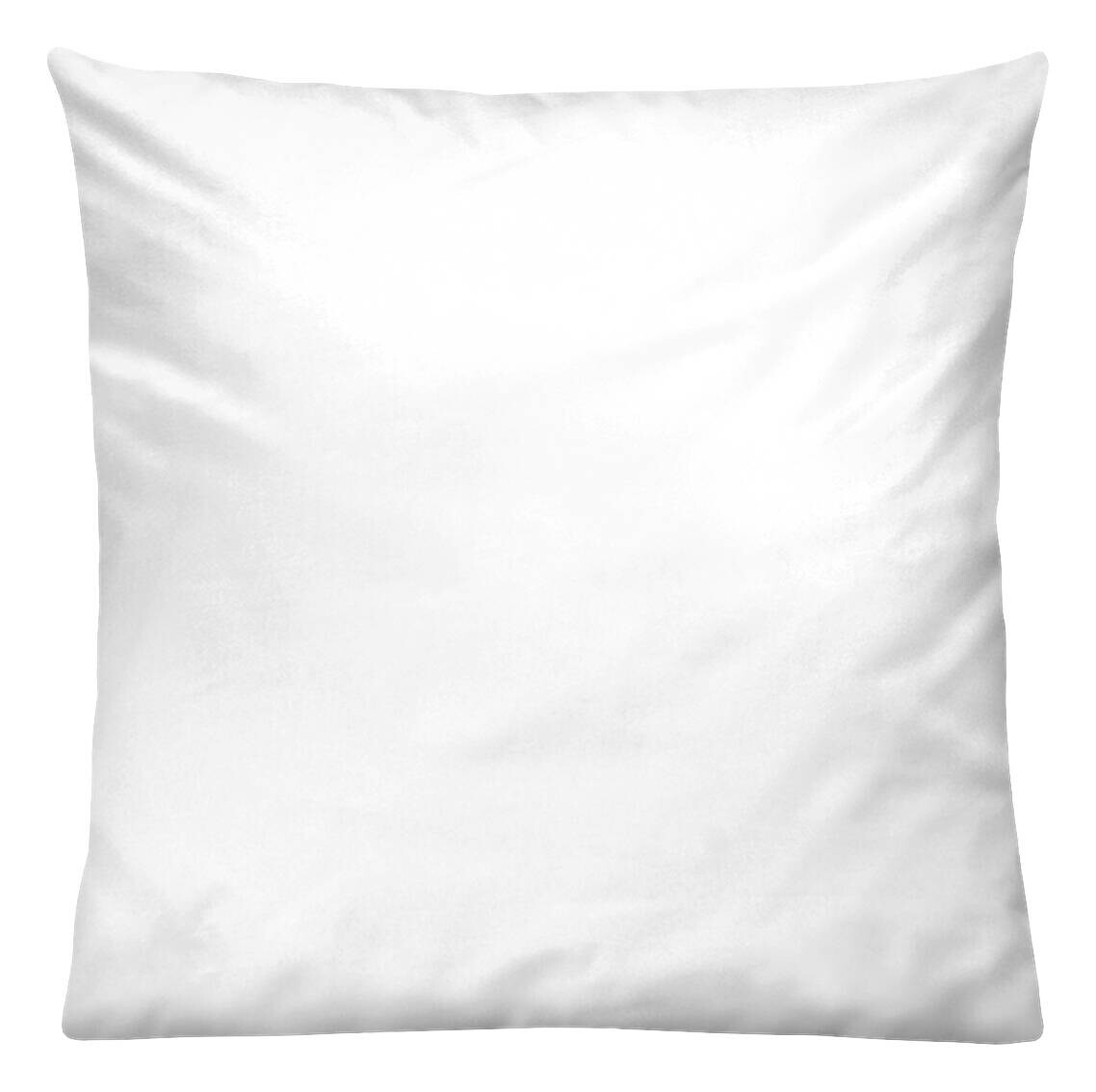 Kissenbezug Jersey weiß Baumwolle B/L: ca. 80x80 cm
