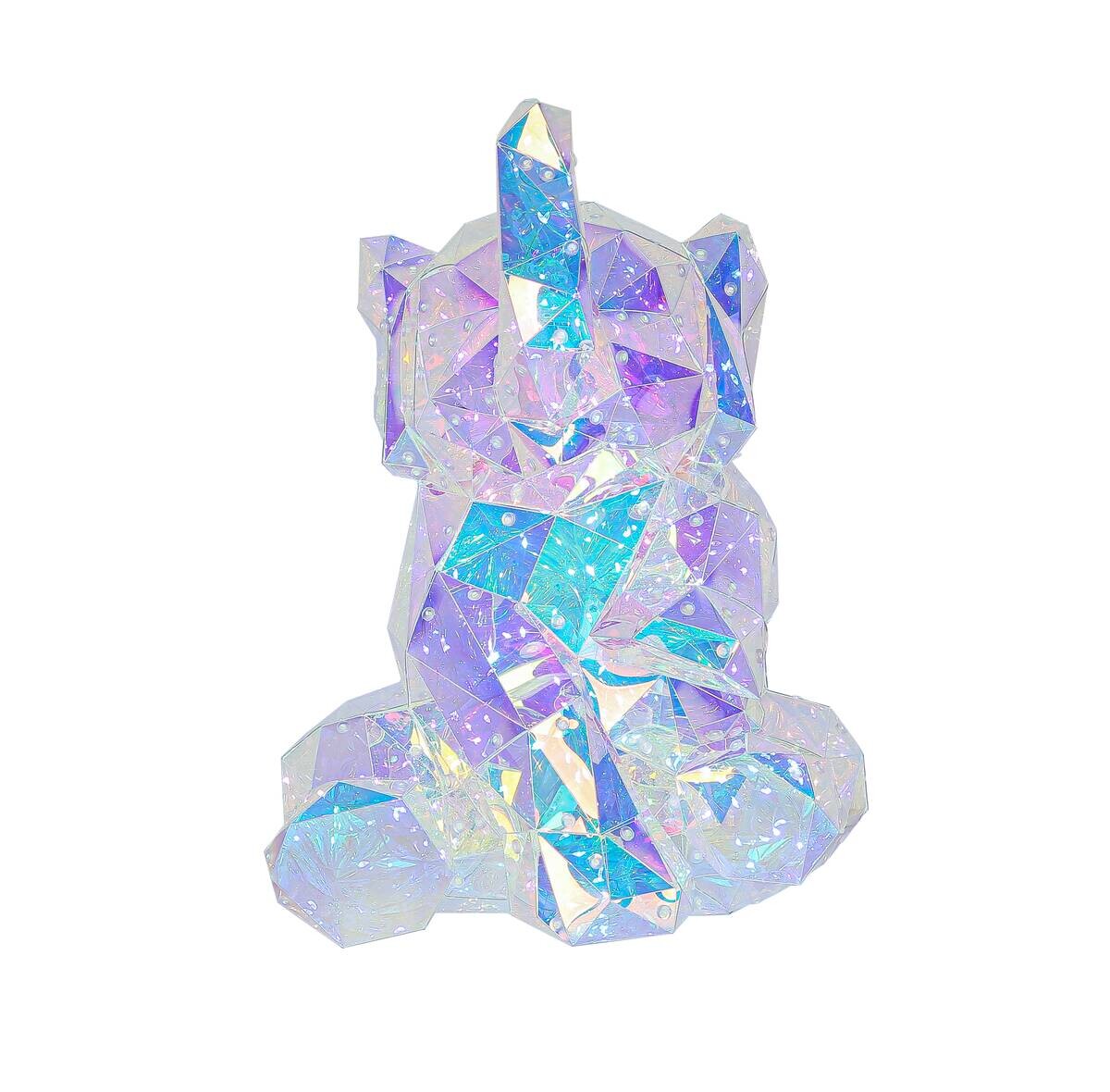 Nolo LED-Dekoleuchte Elefant transparent