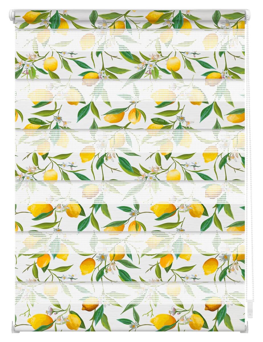 LICHTBLICK Doppelrollo Duo Limone gelb B/T: ca. 90x150 cm