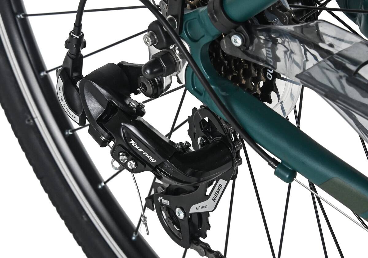 DaCapo Trekking-Bike Ravenna 50 28 Zoll Rahmenhöhe 48 cm 21 Gänge grün grün ca. 28 Zoll