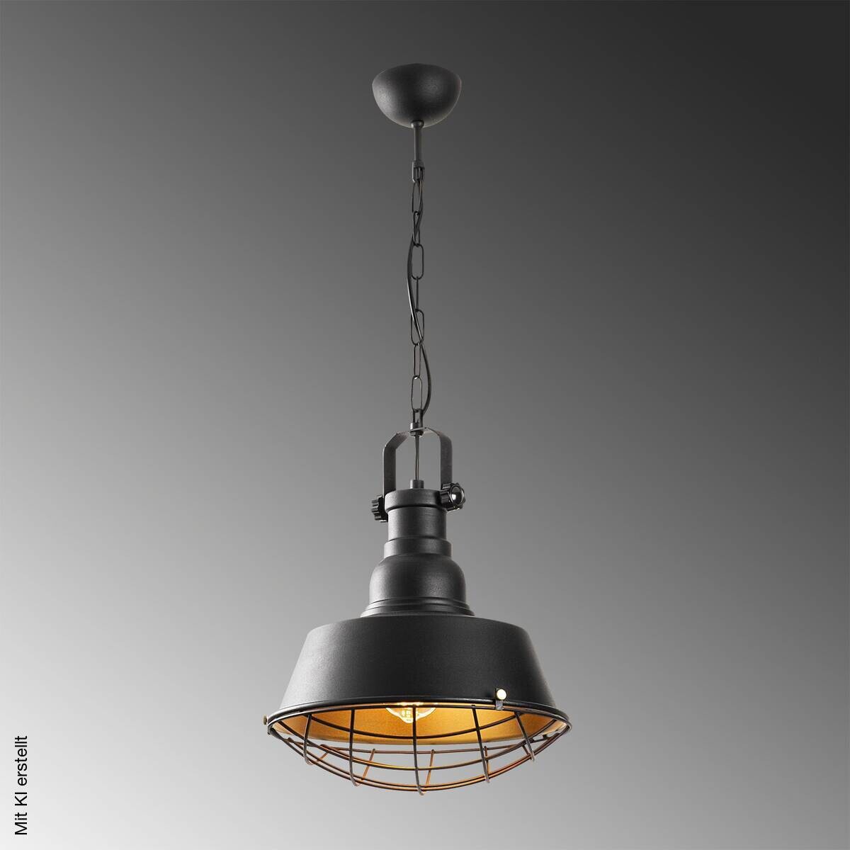 Opviq Pendelleuchte Saglam-3716 schwarz gold B/H/T/L/D: ca. 30x86x30x30x30 cm E27 1 Brennstellen