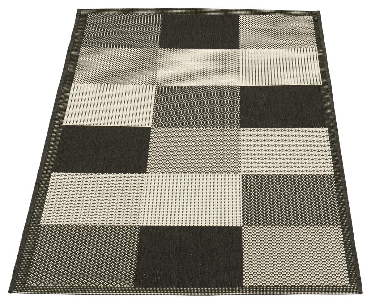 In-/Outdoor-Teppich Ambiente schwarz B/L: ca. 80x150 cm