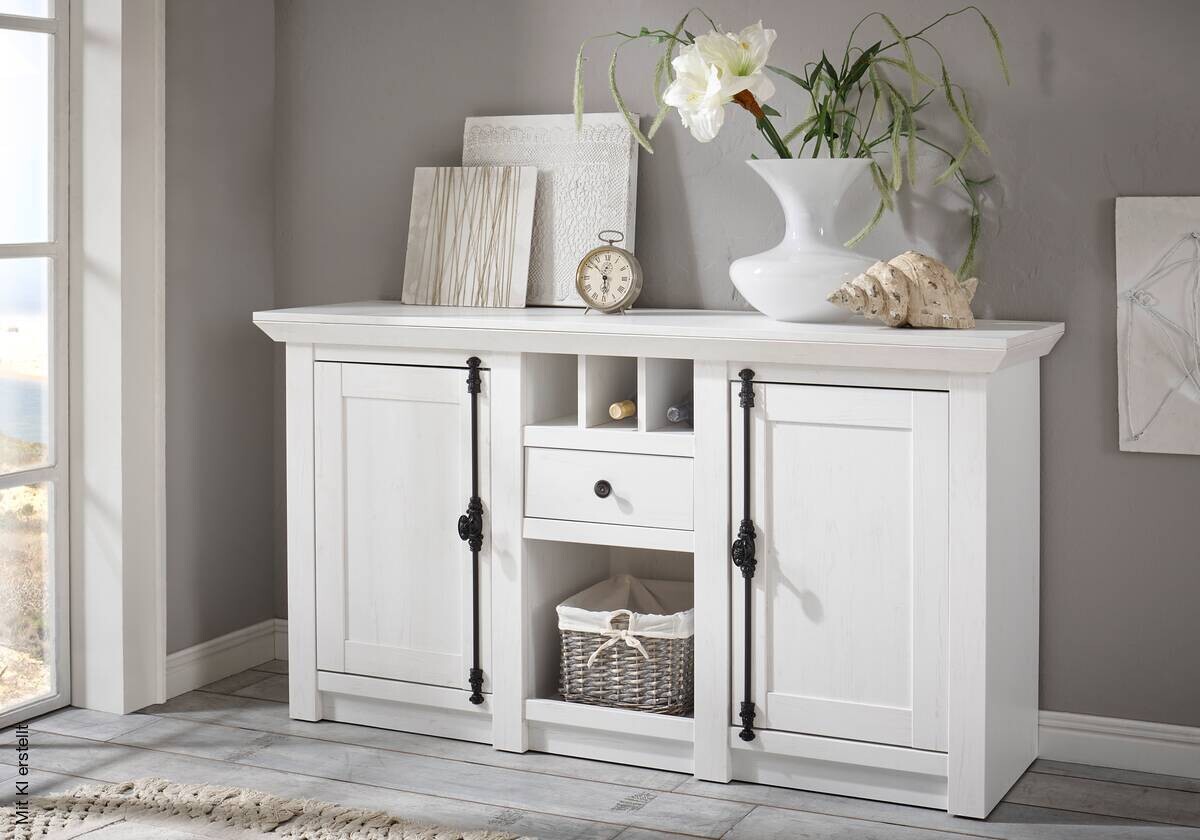 Sideboard Westerland weiß B/H/T: ca. 152x83x45 cm