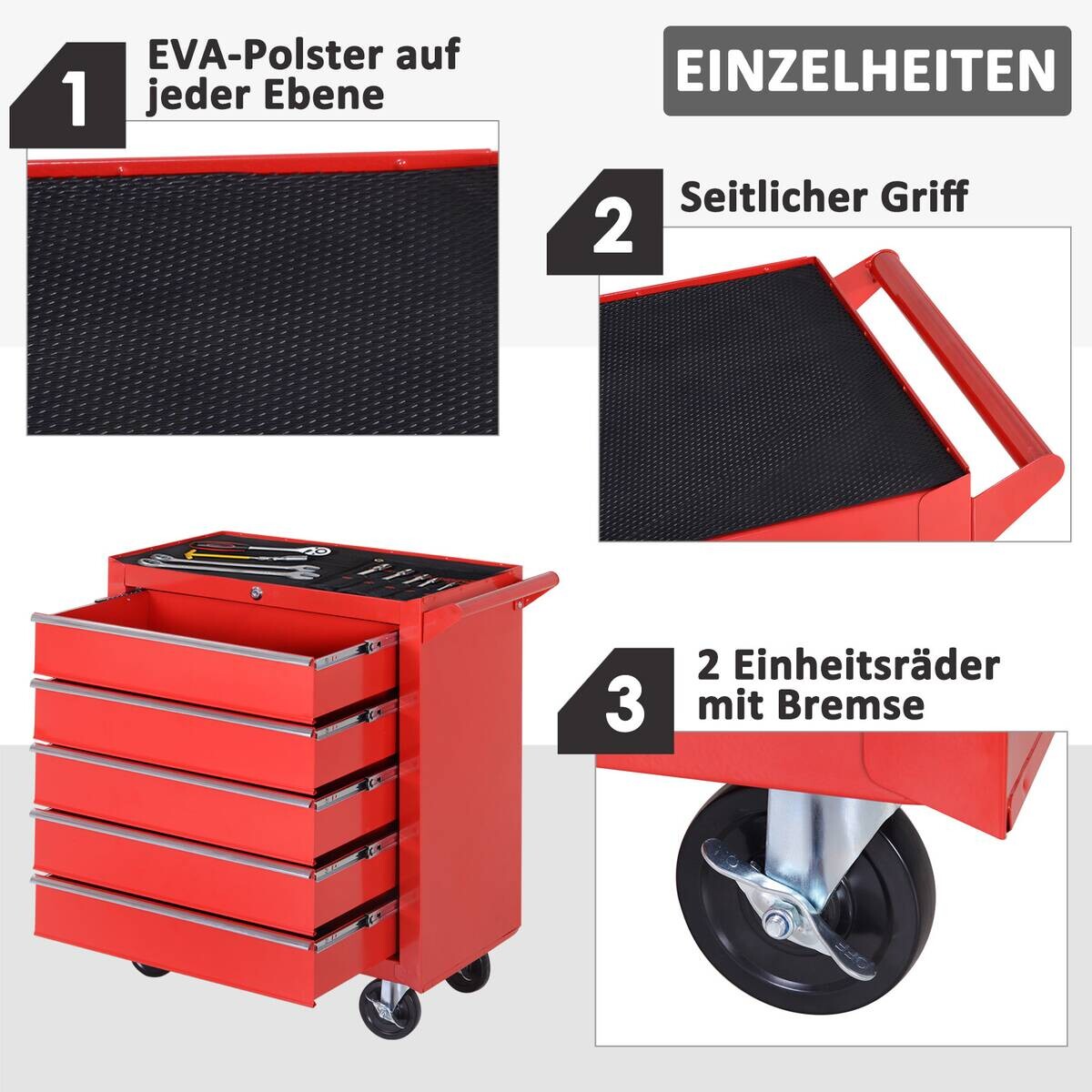 Werkstattwagen B/H/T: ca. 69x75x33 cm