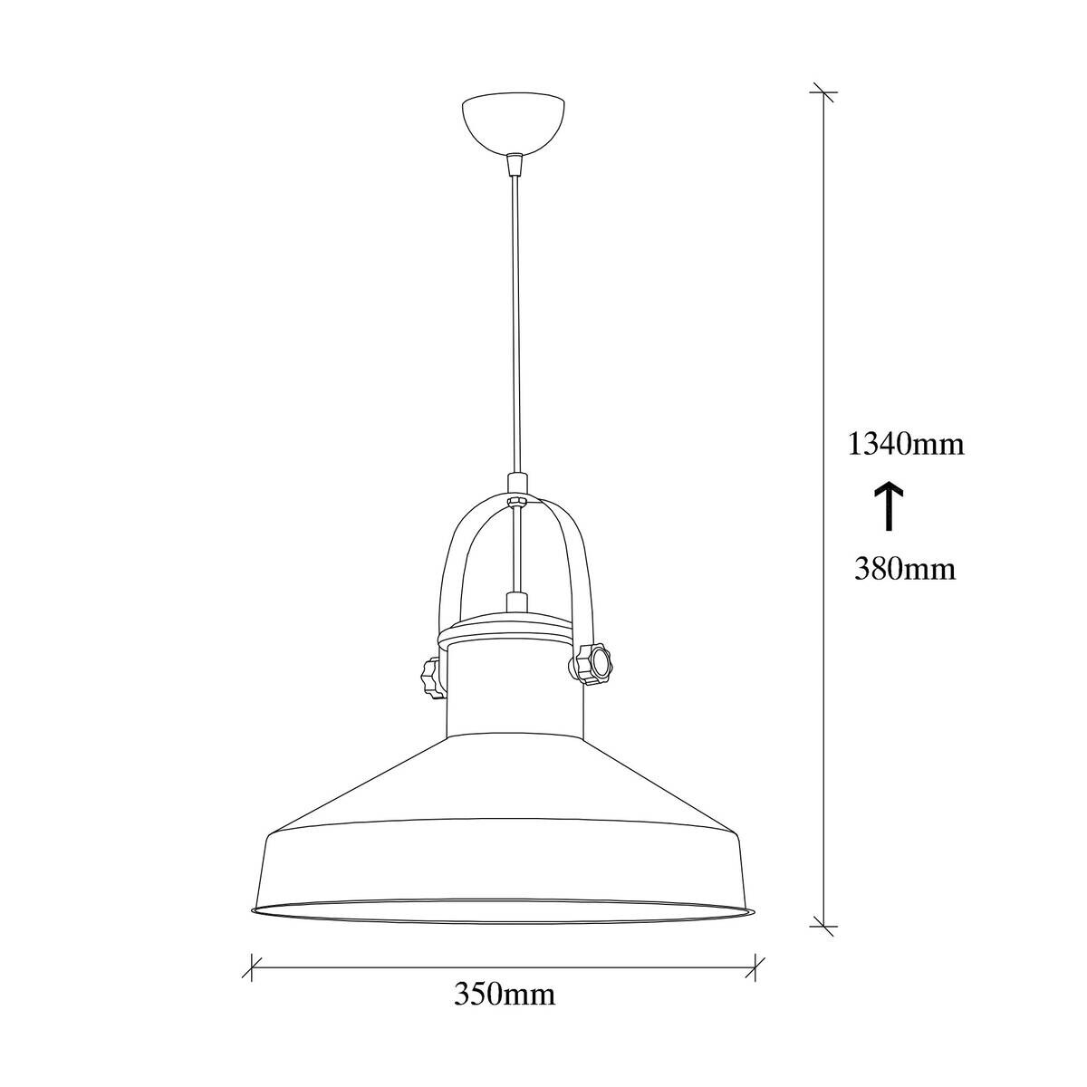 Opviq Pendelleuchte Kupfer B/H/T: ca. 35x134x35 cm E27 1 Brennstellen