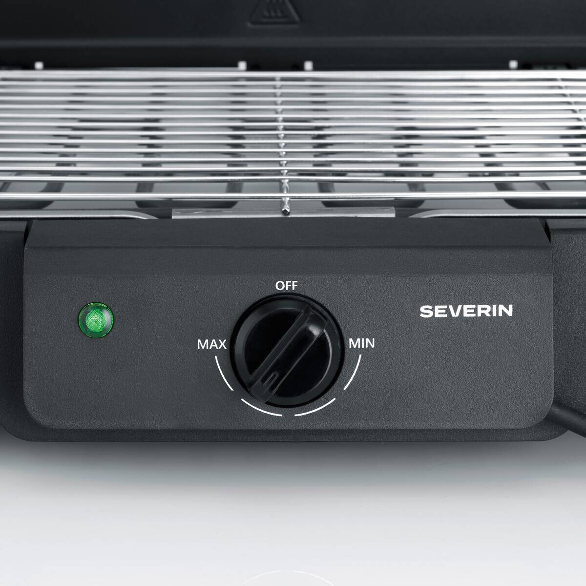 SEVERIN Barbeque-Grill PG 8593 schwarz Edelstahl Kunststoff B/H/L: ca. 33x8,5x42 cm