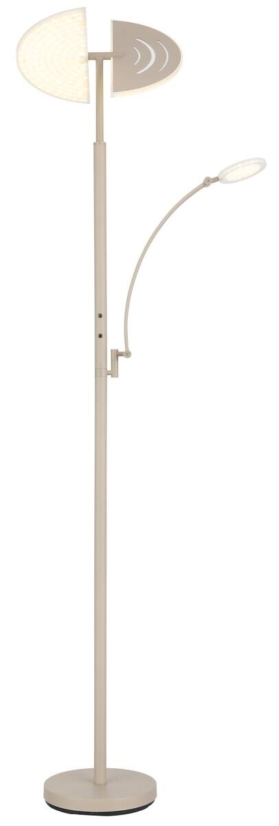 GLOBO LED-Deckenfluter sand Acryl Metall B/H/L: ca. 40,5x183x80 cm 1 Brennstellen