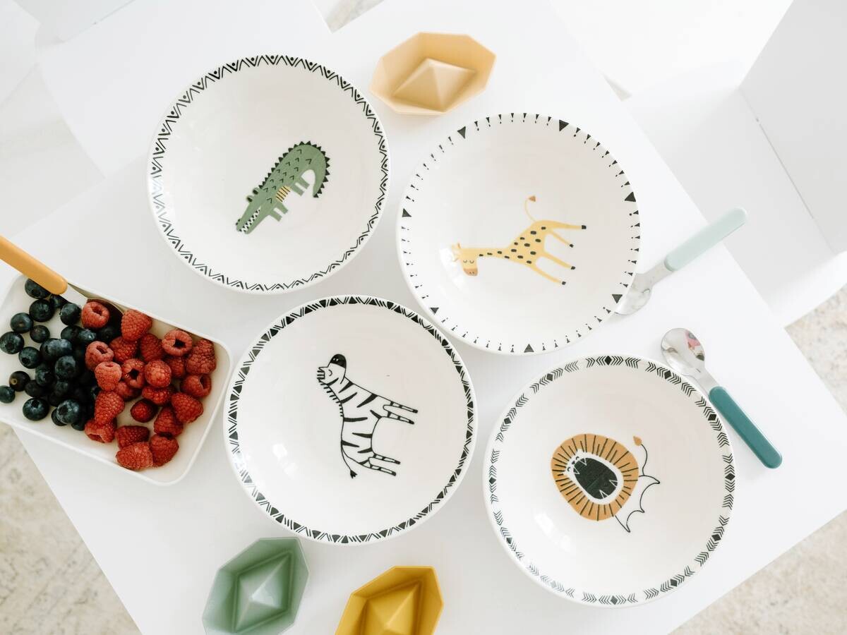 CreaTable Mehrzweckschalen Safari mehrfarbig Steinzeug D: ca. 18,6 cm