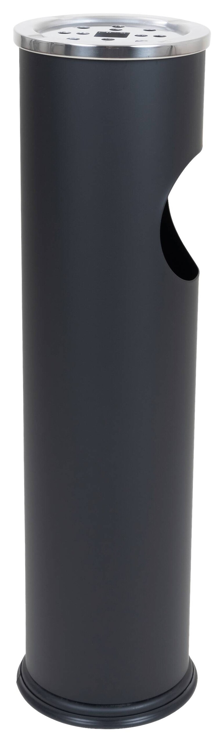 Aschenbecher schwarz Metall