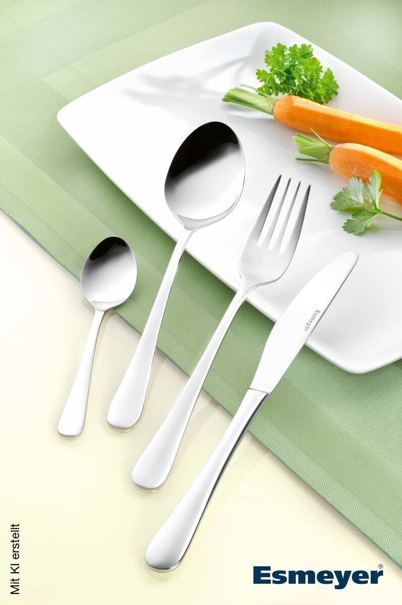 Besteckset Sylvia silber Edelstahl 24 tlg.