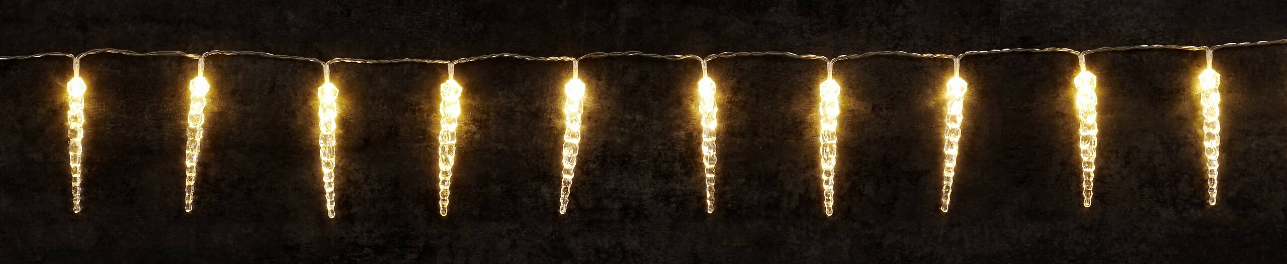 Star-Max LED-Eiszapfenlichterkette