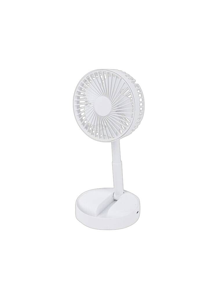 Opviq - Kumtel Tischventilator weiß Kunststoff B/H/L: ca. 13,5x6,7x13,5 cm