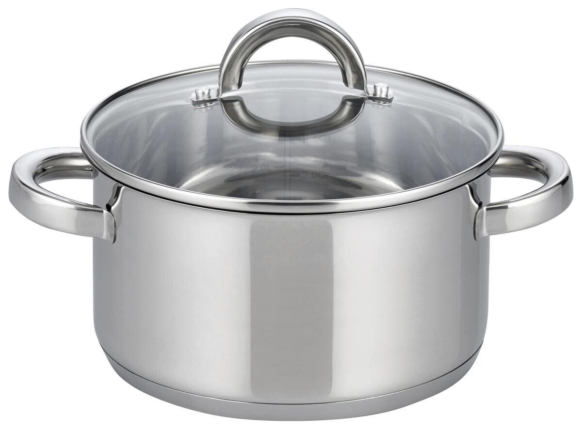 ELO Basic Fleischtopf silber Edelstahl D: ca. 20 cm