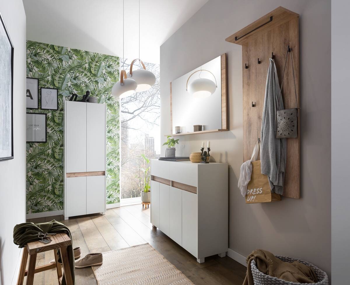 Wandspiegel Cosmo Wildeiche Nachbildung B/H/T: ca. 111,3x71,1x12,4 cm