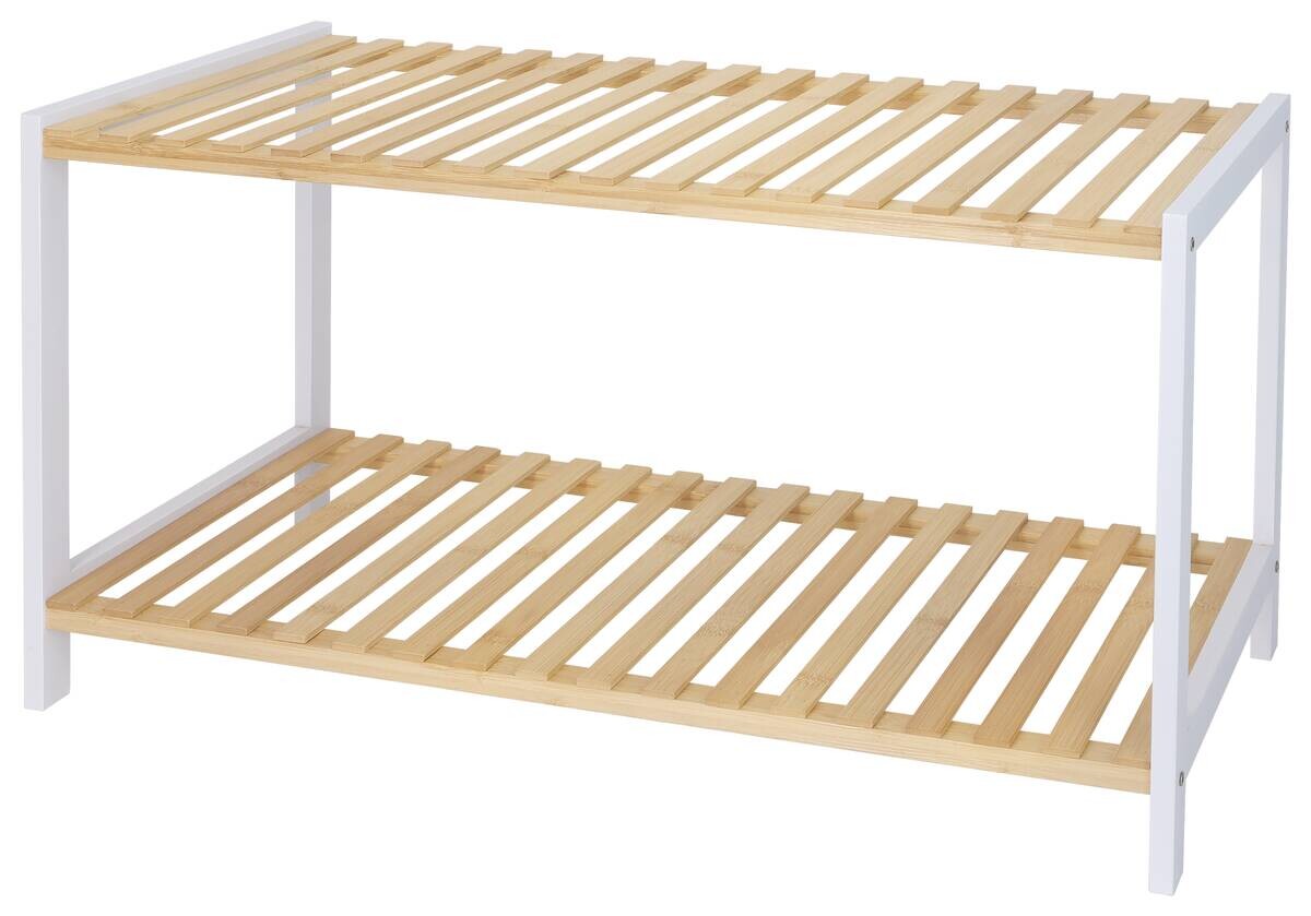 POCOline Schuhregal natur Bambus B/H/L: ca. 30x36x70 cm