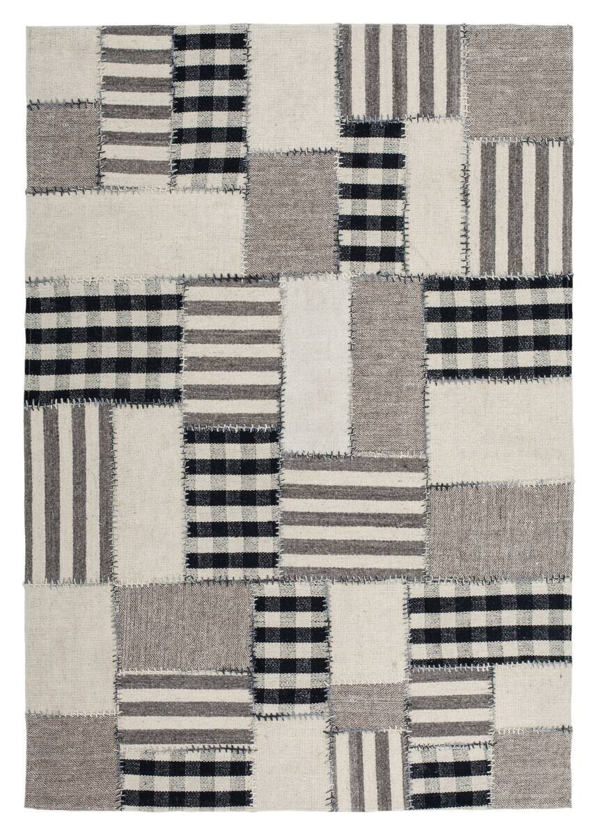 Kayoom Flachgewebeteppich Liana 214 creme B/H/L: ca. 160x1x230 cm