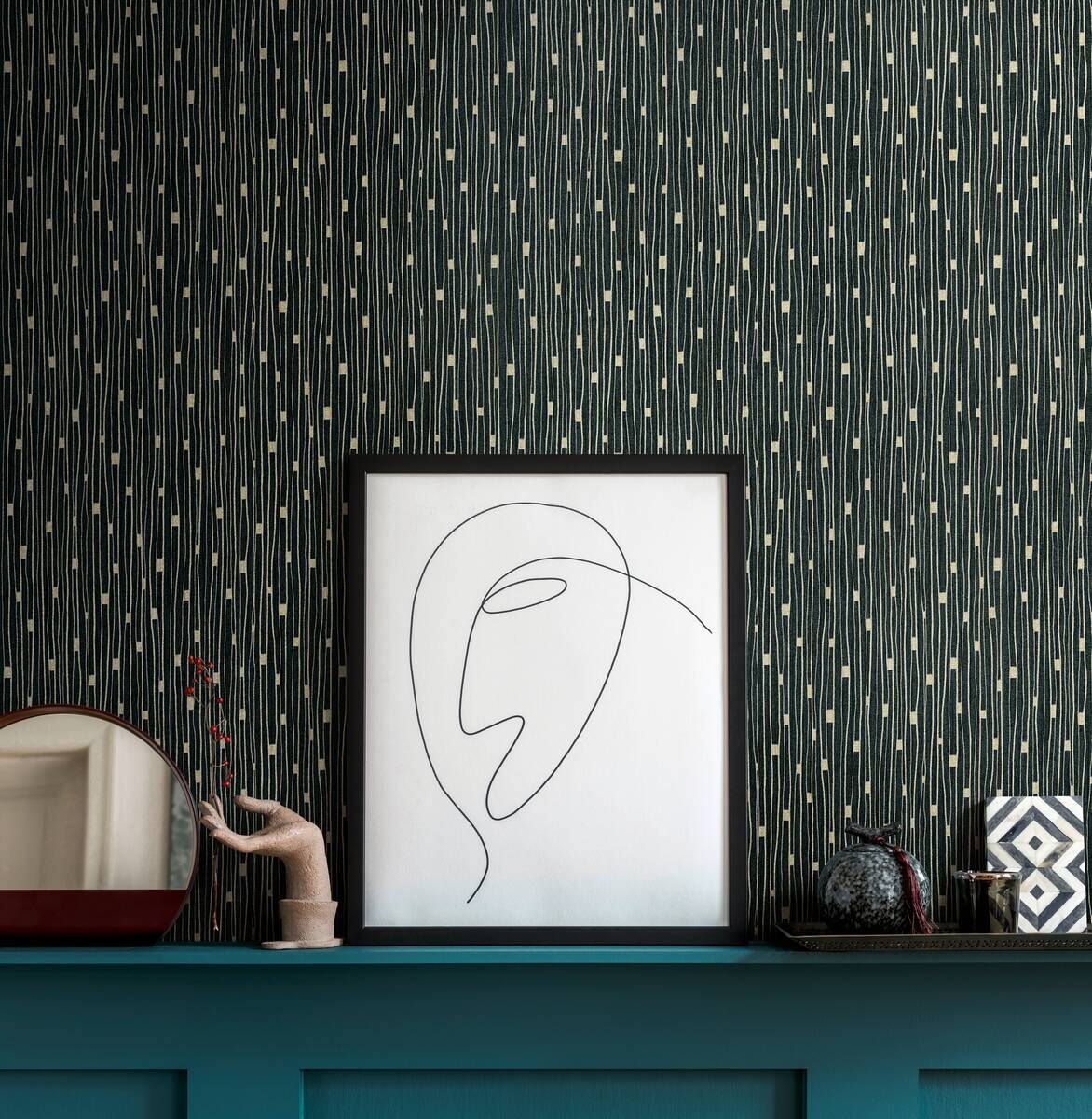 A.S.Creation Vliestapete schwarz silber gold B/H/D: ca. 53x1005x8,3 cm