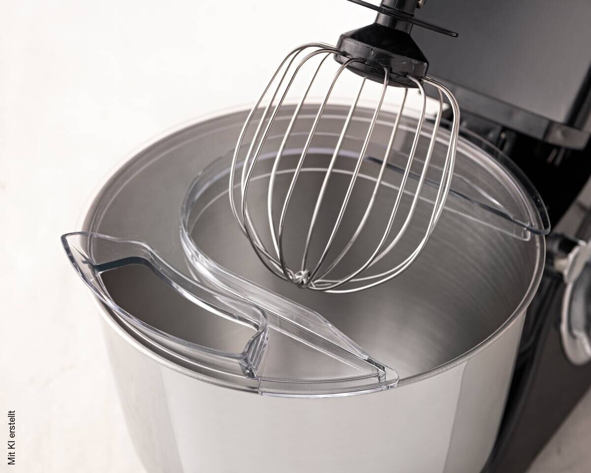 BERGNER Küchenmaschine BG-50043-BK schwarz Kunststoff Edelstahl B/H/L: ca. 23x32x39 cm ca. 5 l