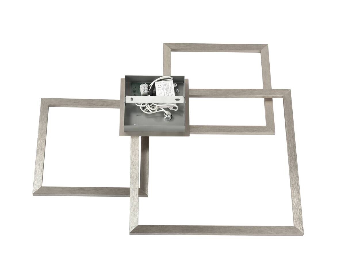 Nolo LED-Deckenleuchte Triple Metall Kunststoff B/H/L: ca. 48x7,5x58 cm