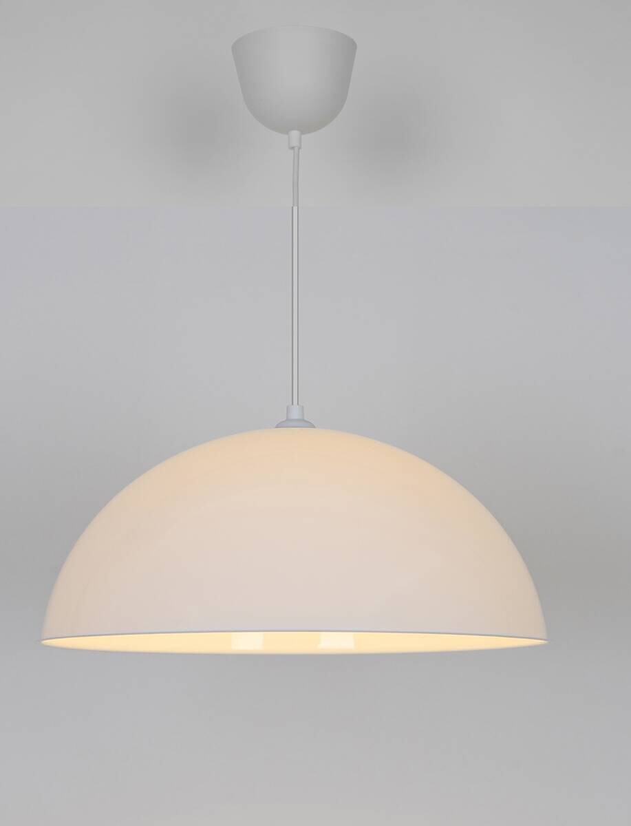 POCOline Pendelleuchte Lina weiß Kunststoff H/D: ca. 120x39,5 cm E27 1 Brennstellen