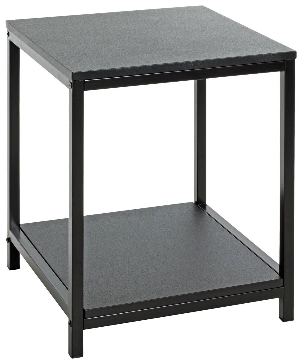 Beistelltisch schwarz Metall B/H/T: ca. 40x50x40 cm
