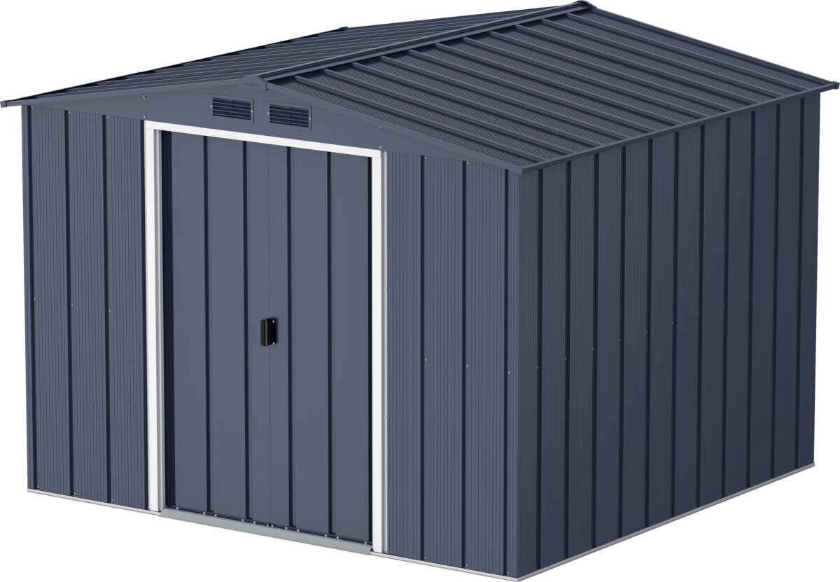 VCM Gerätehaus anthrazit B/H/L: ca. 262x191x234 cm