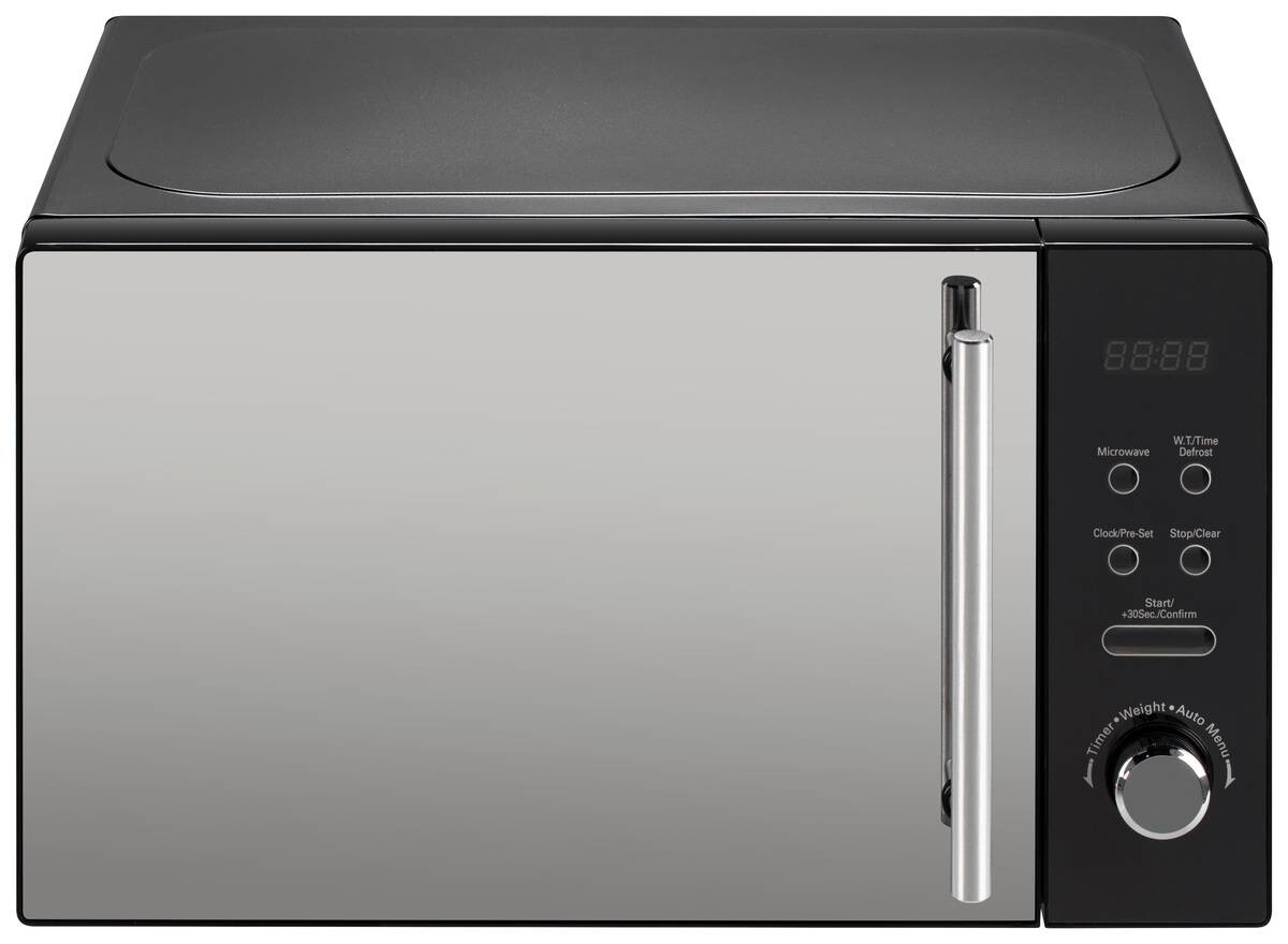 POCOline Mikrowelle AM720C3D-PM schwarz Metall B/H/T: ca. 44x26x35 cm ca. 20 l