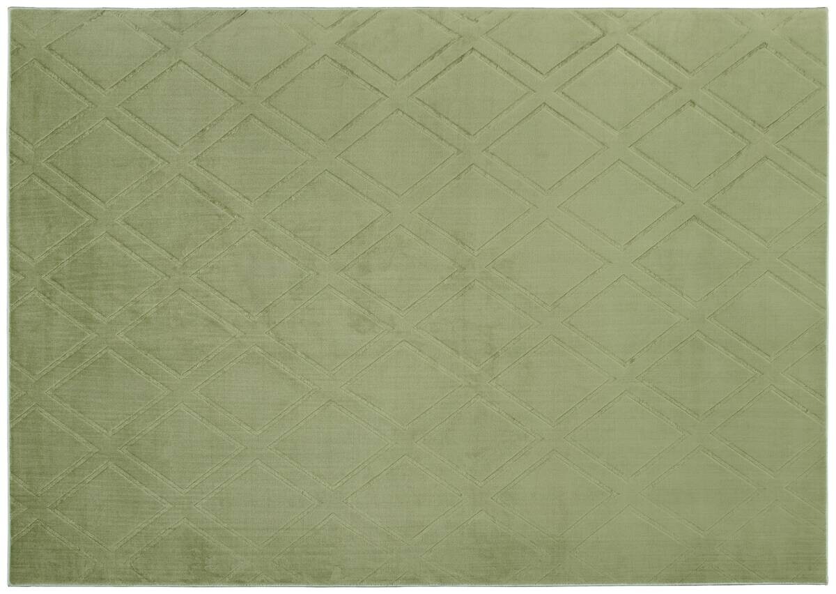 Teppich Monaco dunkelgrün B/L: ca. 80x150 cm