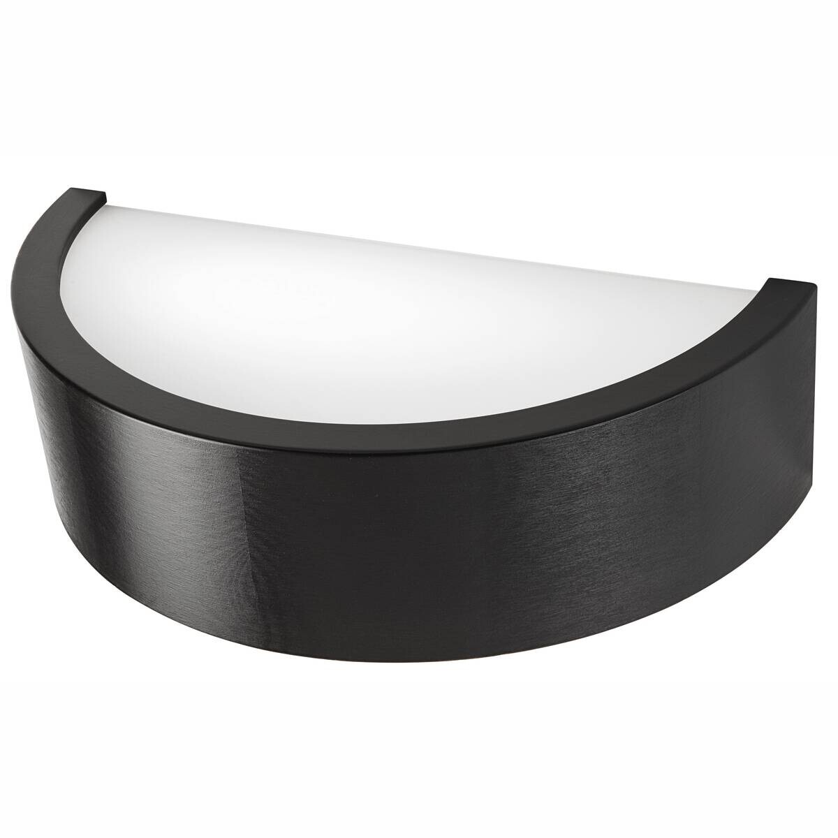 Lamkur Wandleuchte dunkelbraun Holz Glas B/H/L: ca. 20x14x30 cm E27 1 Brennstellen