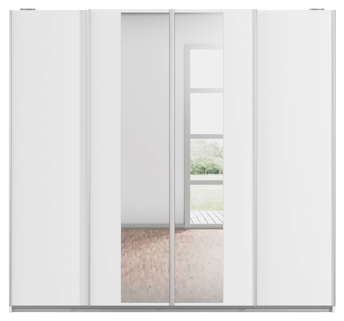 Kleiderschrank Altera Alpinweiß B/H/T: ca. 226x211x62 cm