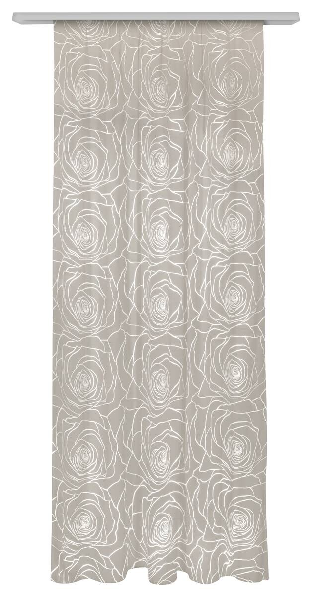 Verdunklungsvorhang Roses kitt B/L: ca. 140x245 cm