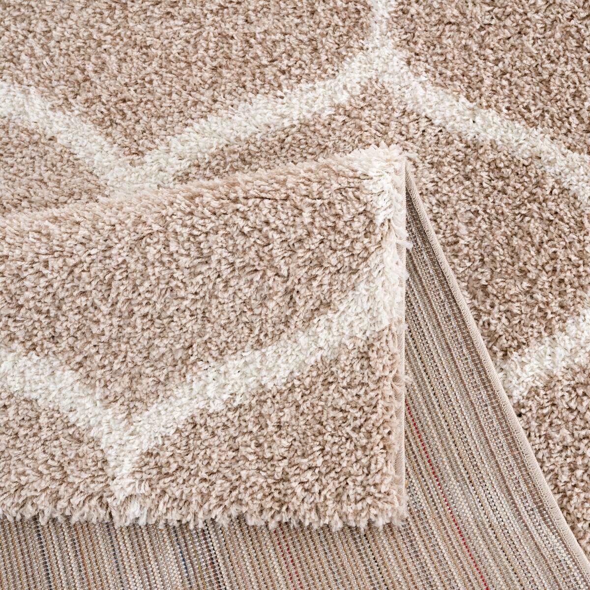 Sanat Hochflorteppich MADRID beige B/L: ca. 200x290 cm